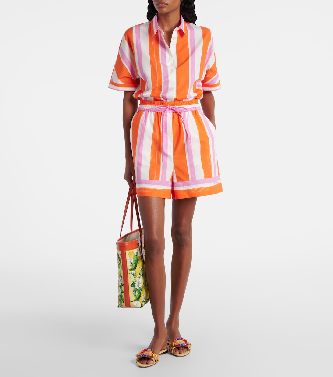 Camicia in cotone a righe  | Dolce&Gabbana