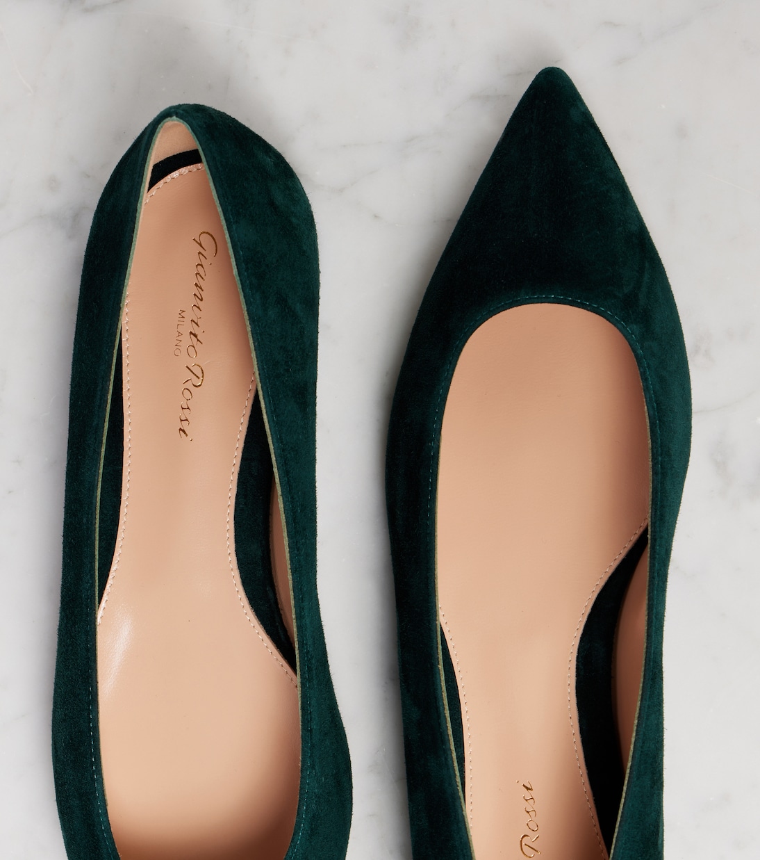 Ballerinas Gianvito aus Veloursleder | Gianvito Rossi