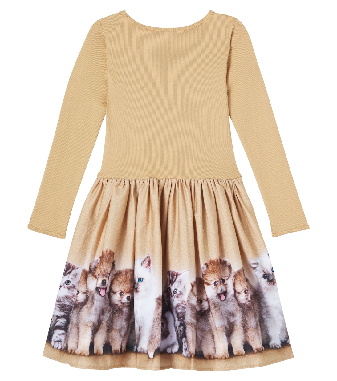 Casie Warm printed cotton-blend dress | Molo