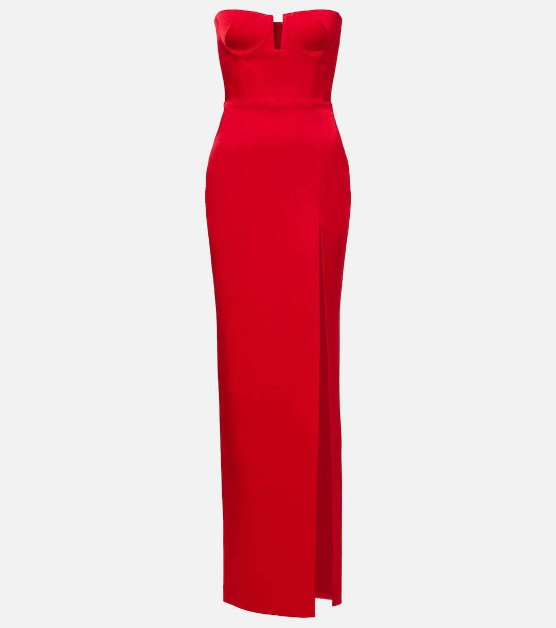 Crêpe satin bustier gown | Alex Perry