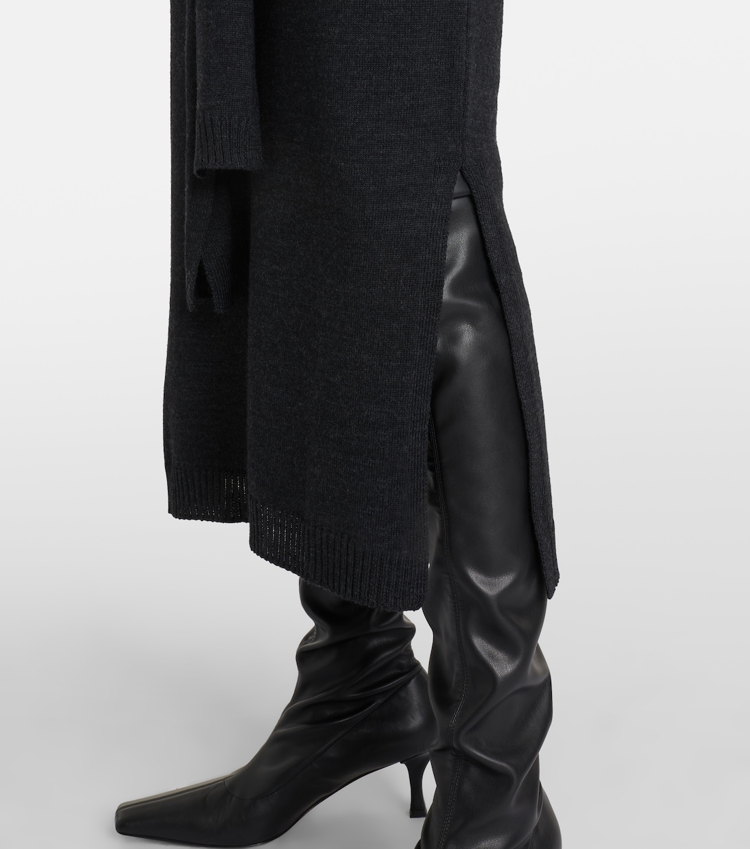Wool-blend midi skirt | Lemaire