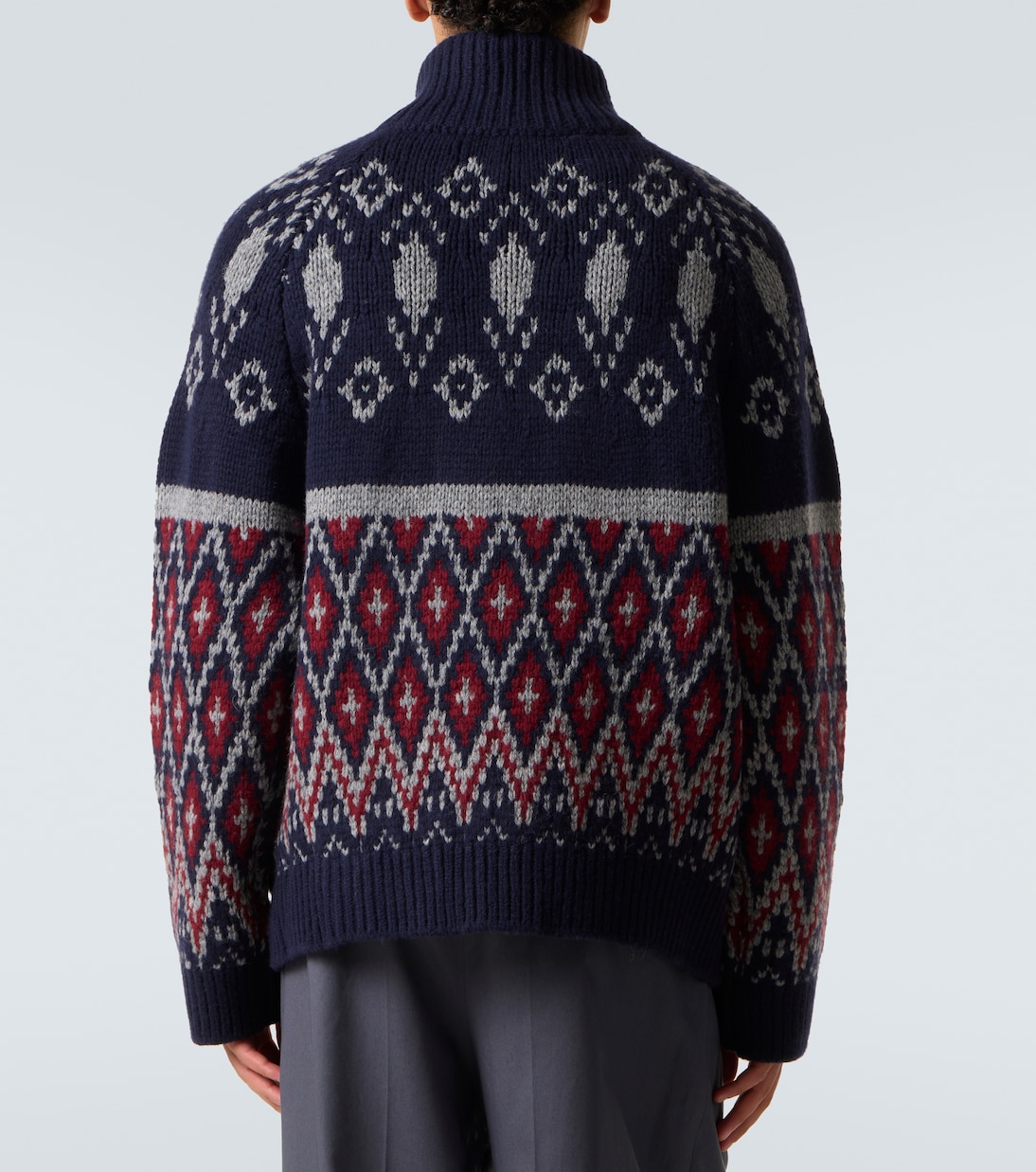 Fair Isle wool cardigan | Loewe