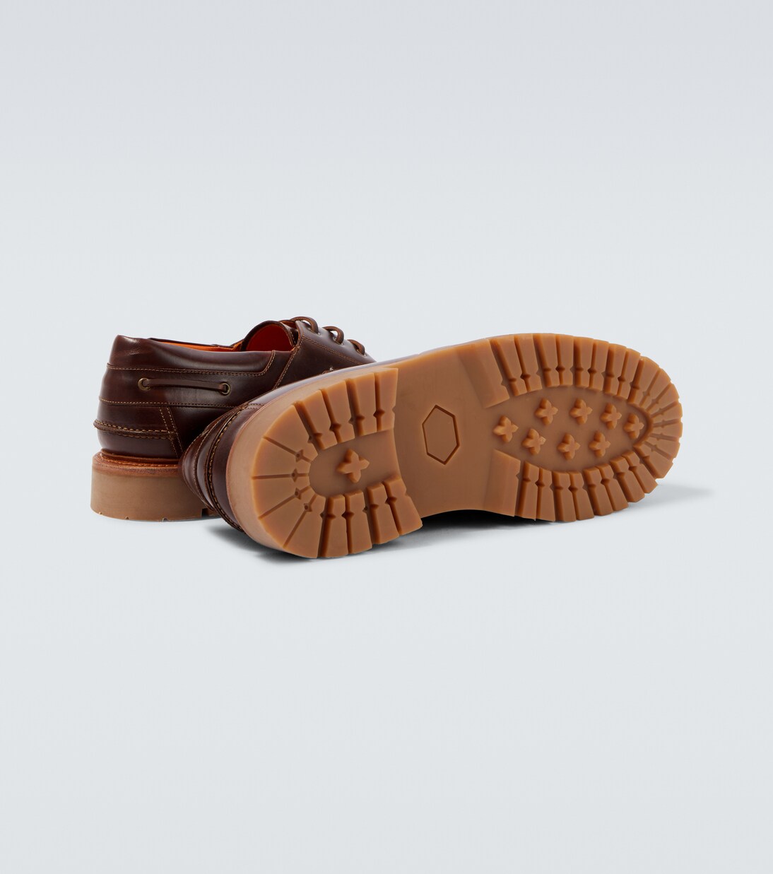 x Heinrich Dinkelack leather boat shoes | Junya Watanabe