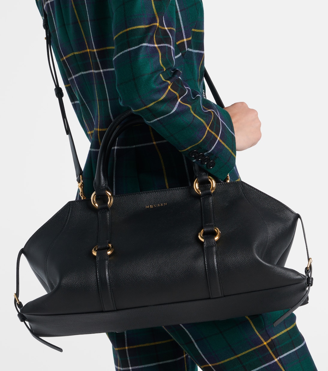 Farringdon leather tote bag | McQueen