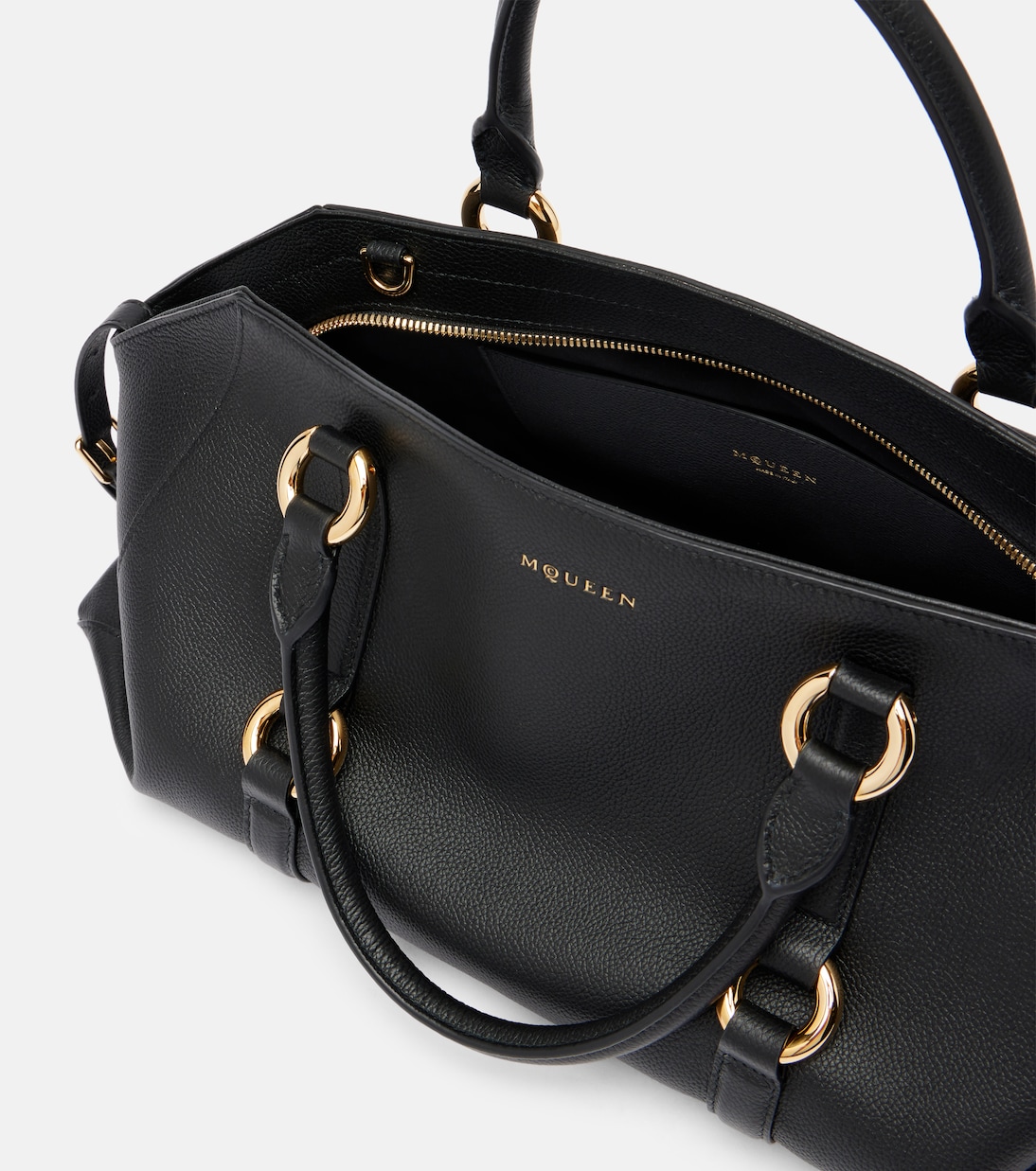 Farringdon leather tote bag | McQueen