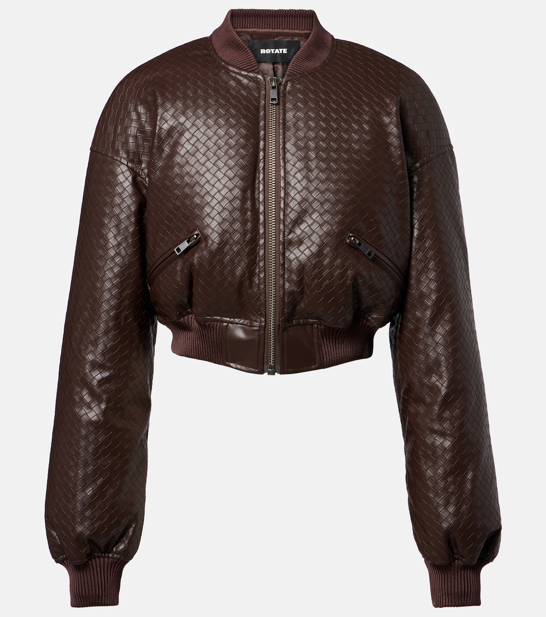 Dax cropped bomber jacket | Rotate