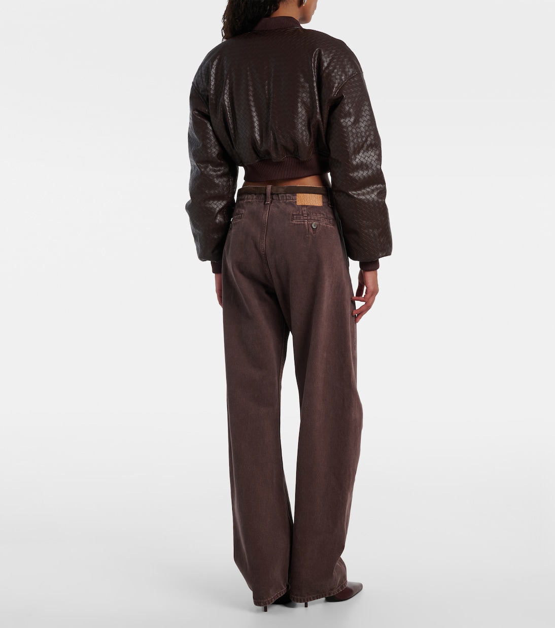 Dax cropped bomber jacket | Rotate