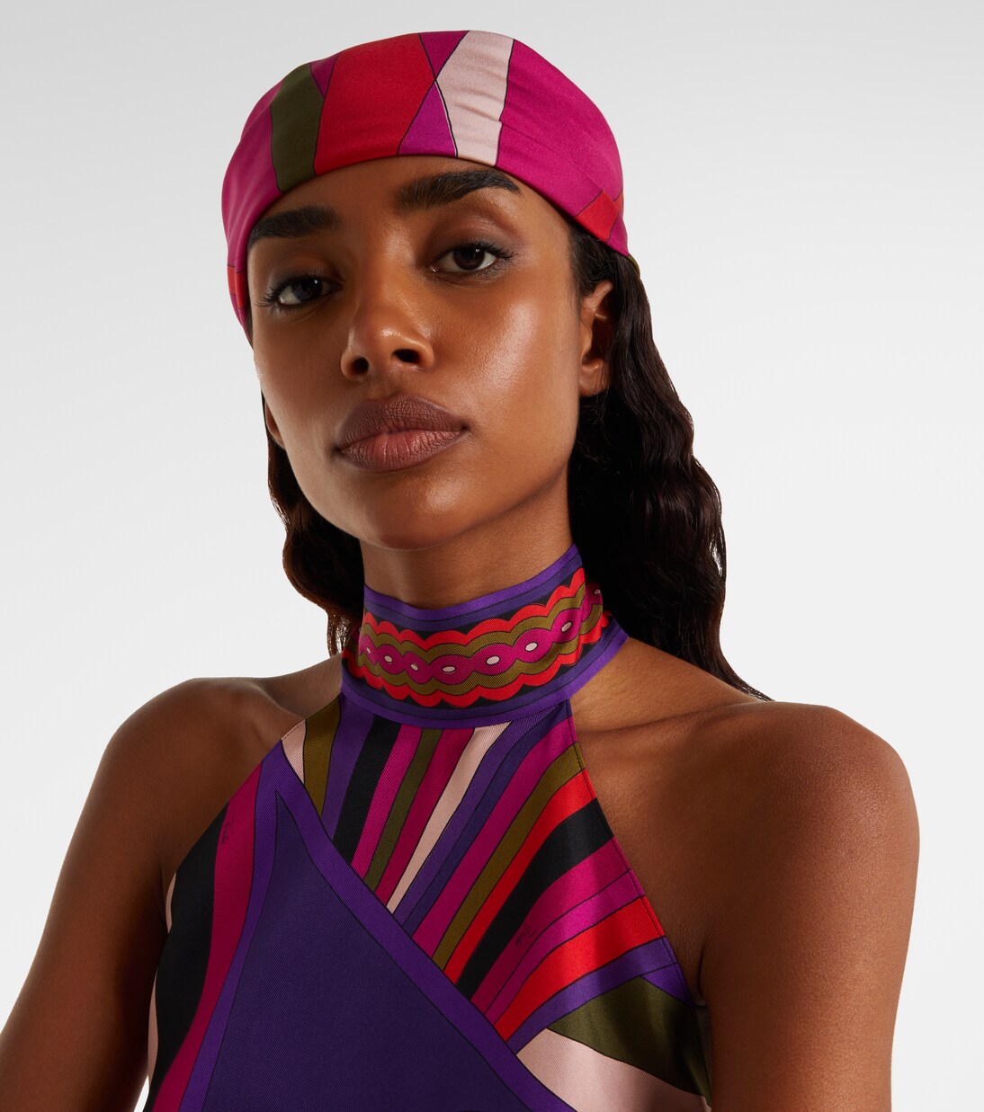 Hawaii silk twill scarf | Pucci