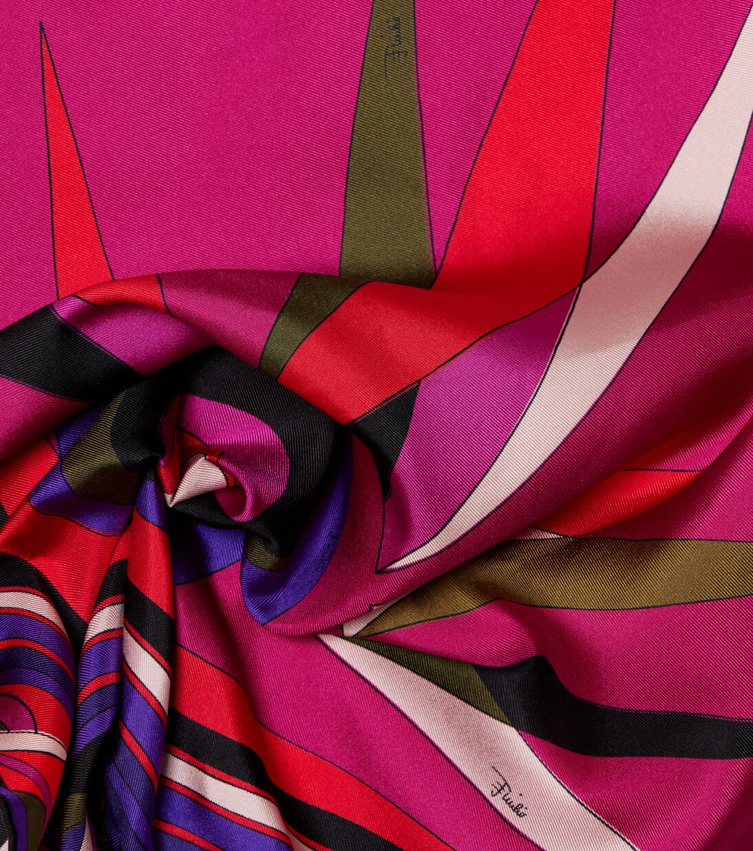 Hawaii silk twill scarf | Pucci