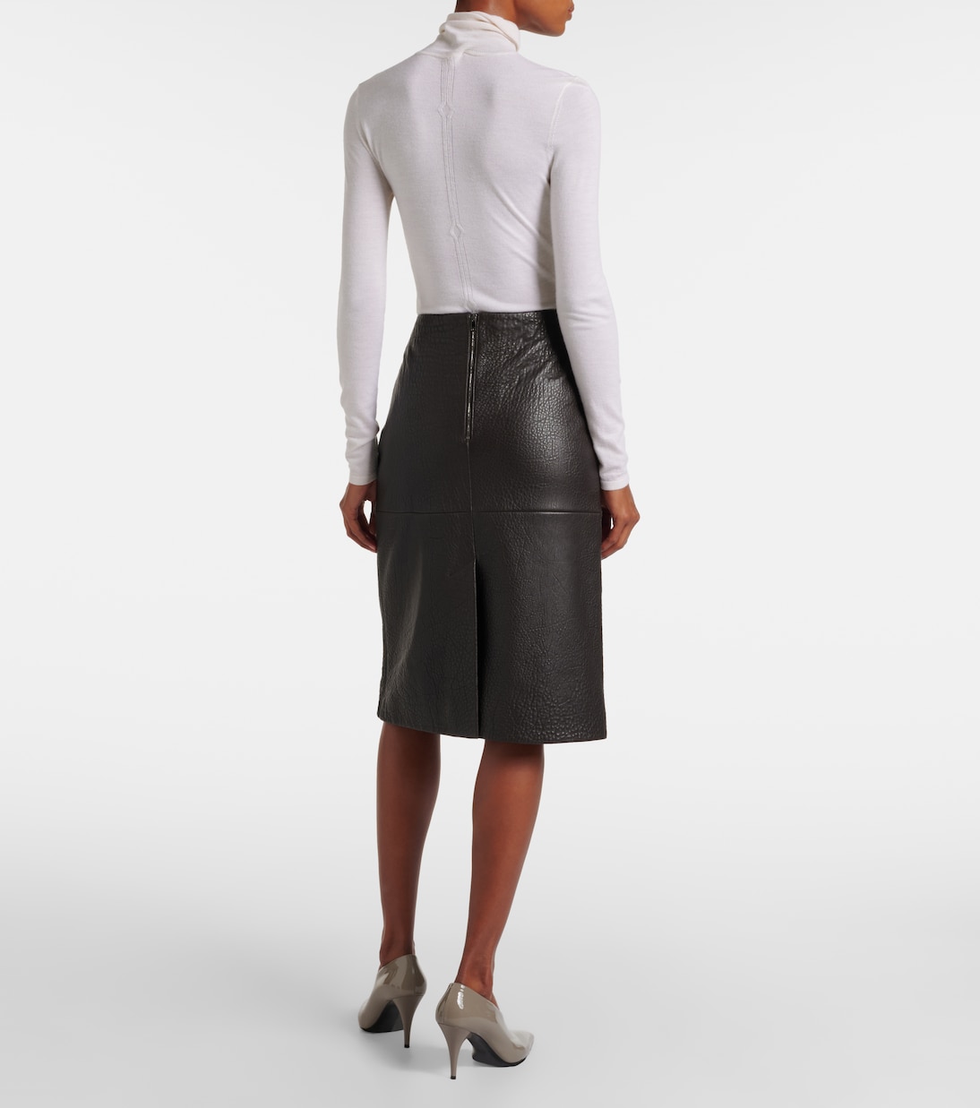 Shroff leather pencil skirt | Joseph