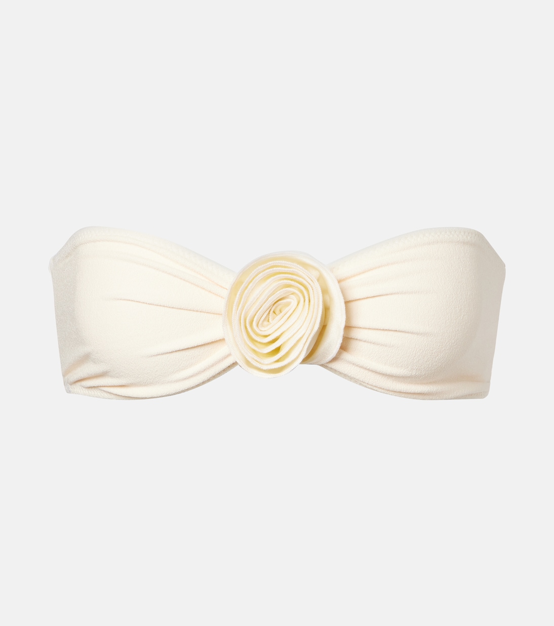 Top bikini a fascia Rosette con applicazioni floreali | Same