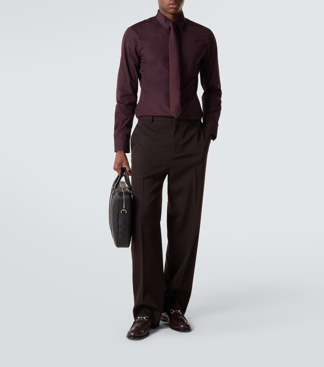 Aktentasche GG Emblem aus Leder | Gucci