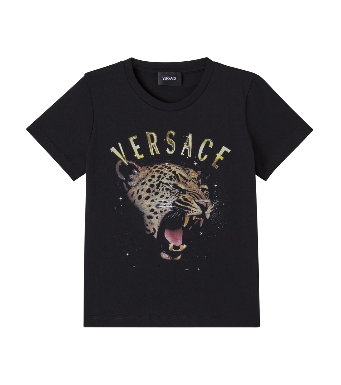 Logo cotton jersey T-shirt | Versace Kids
