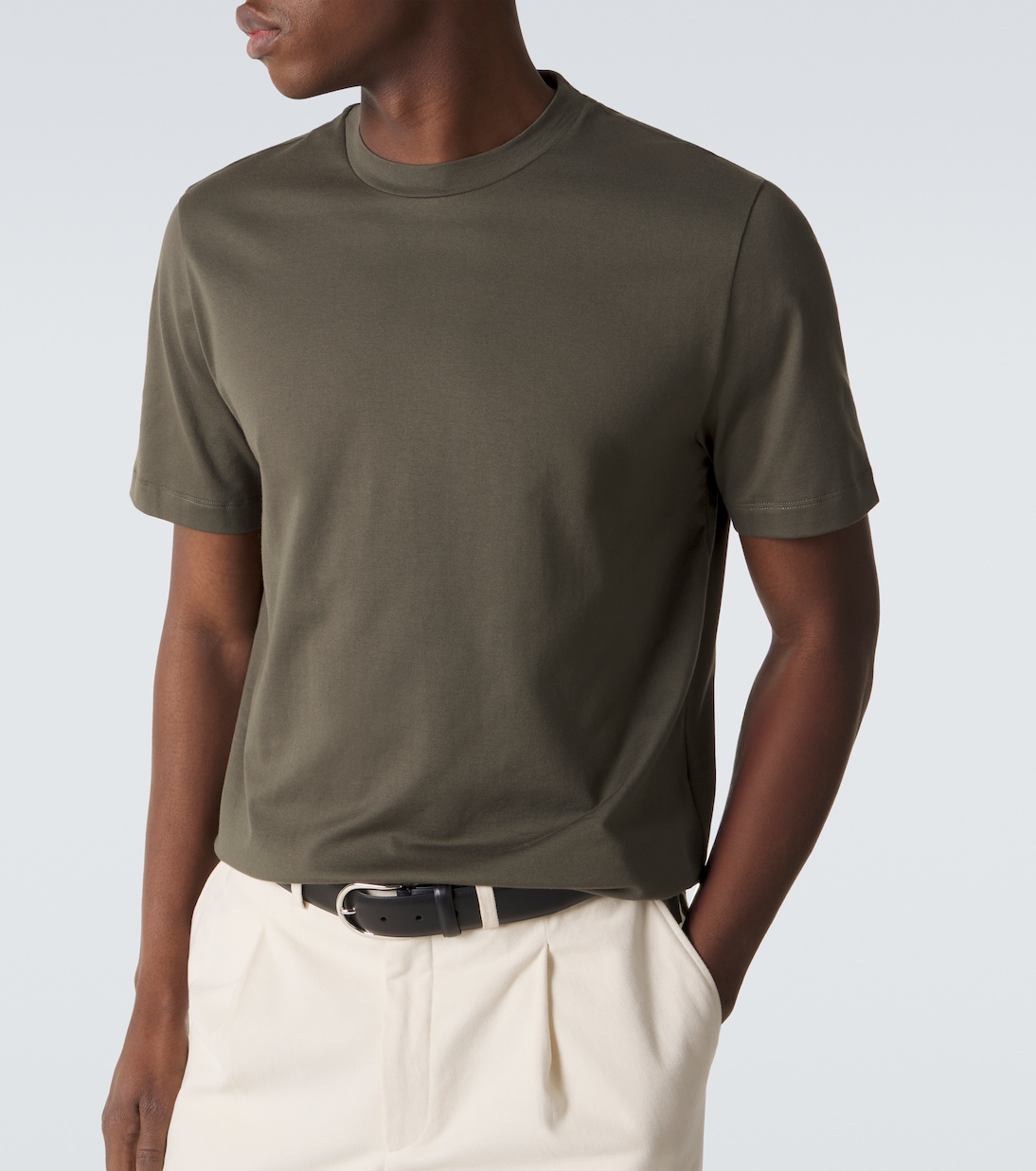 T-Shirt aus Baumwoll-Jersey | Brioni