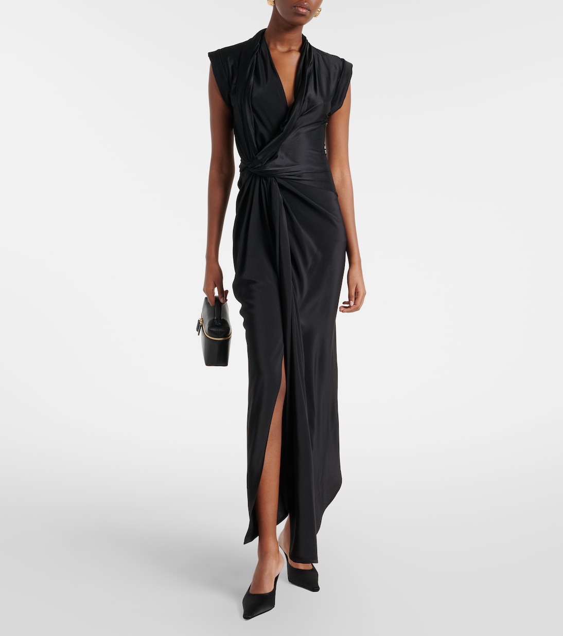 Mules Sloan aus Satin | Victoria Beckham