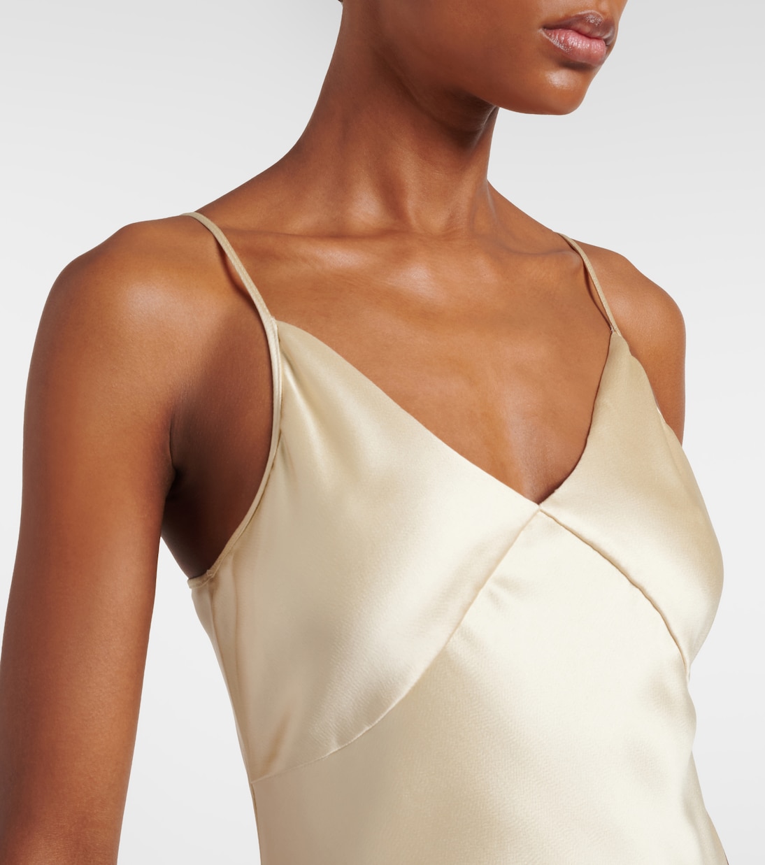 Barika silk satin slip dress | The Row
