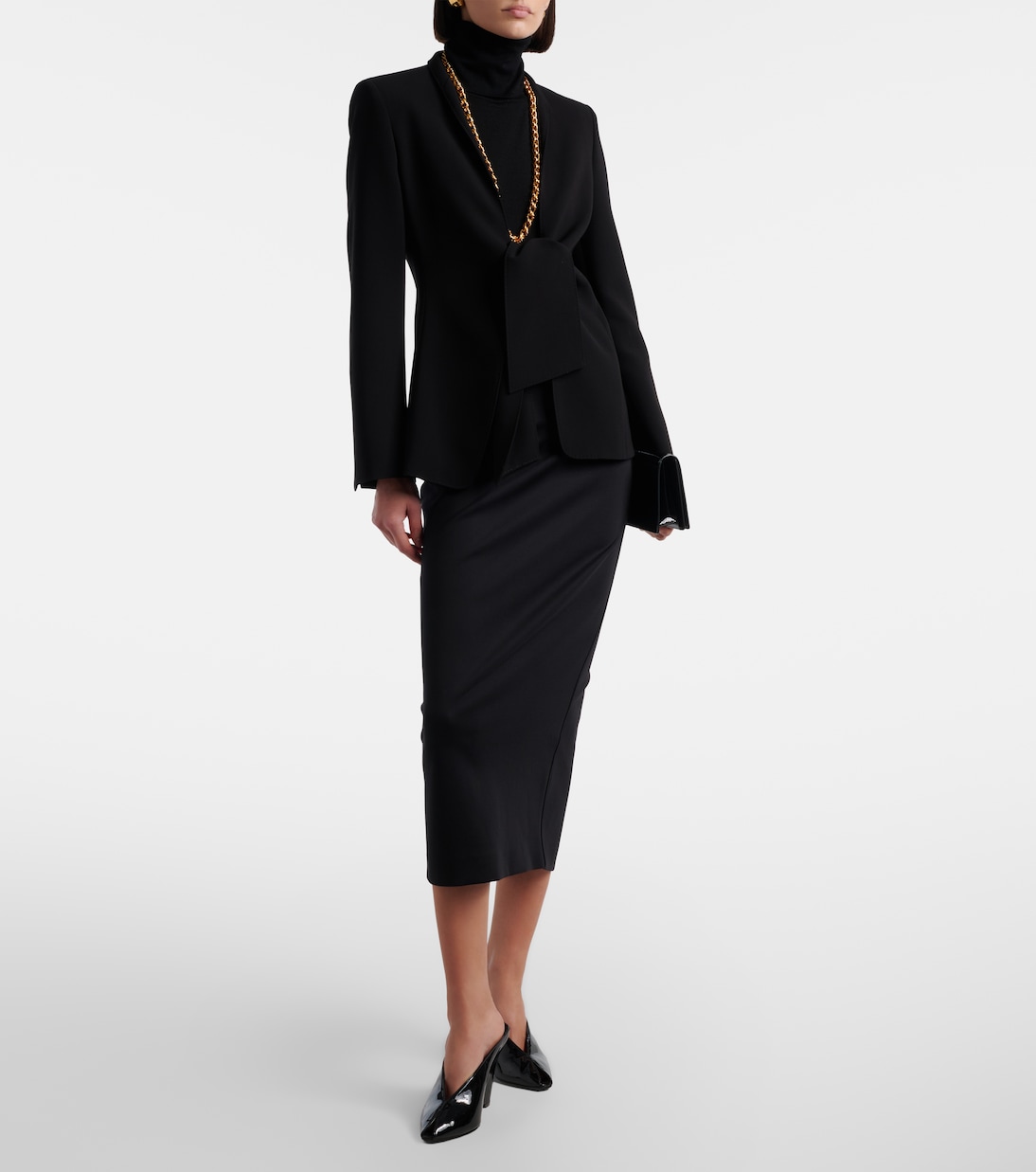 Piuma jersey pencil skirt | Max Mara