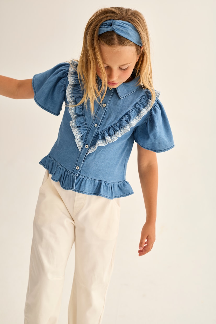 Chemise Hazel en chambray de coton | Cozmo