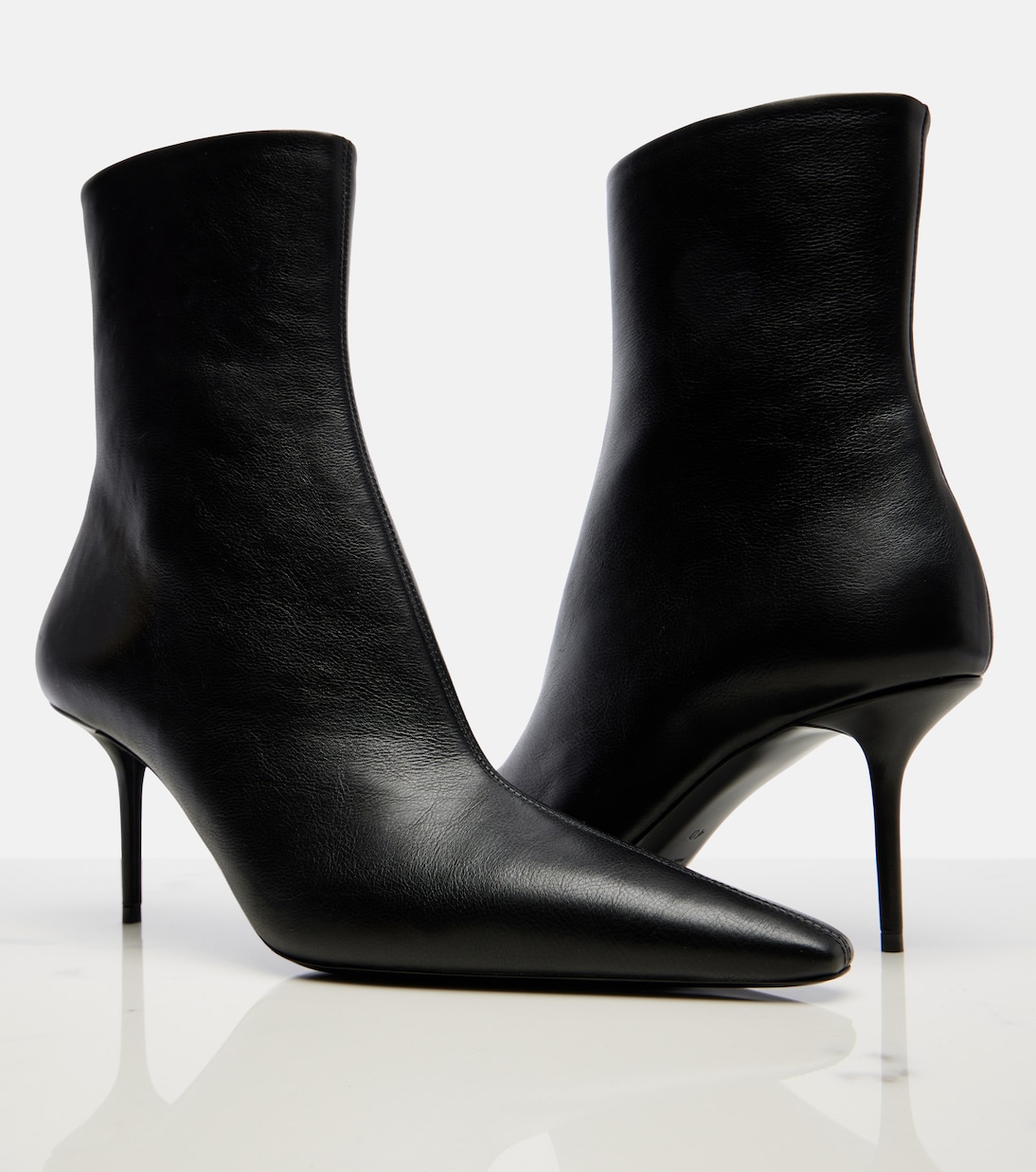 Ashley leather ankle boots | Saint Laurent