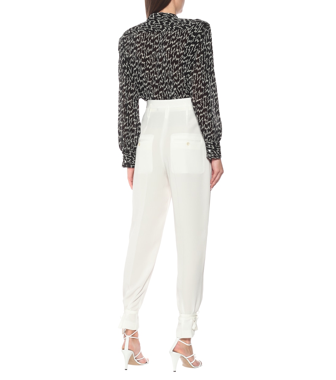 Pantalones carrot Racomi de crepé | Isabel Marant