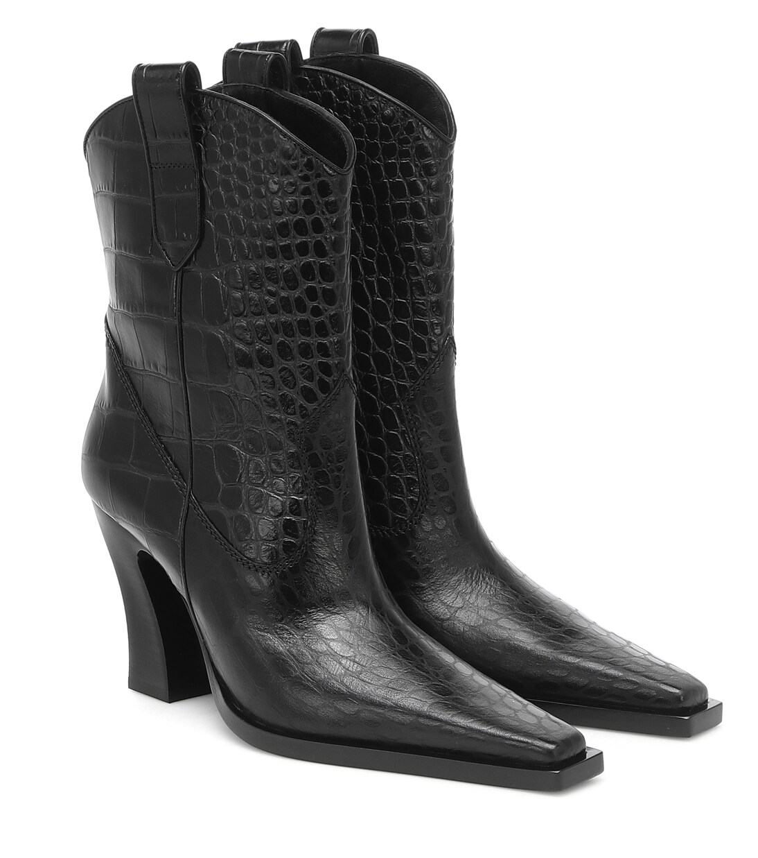 Bottines santiags en cuir embossé | Tom Ford