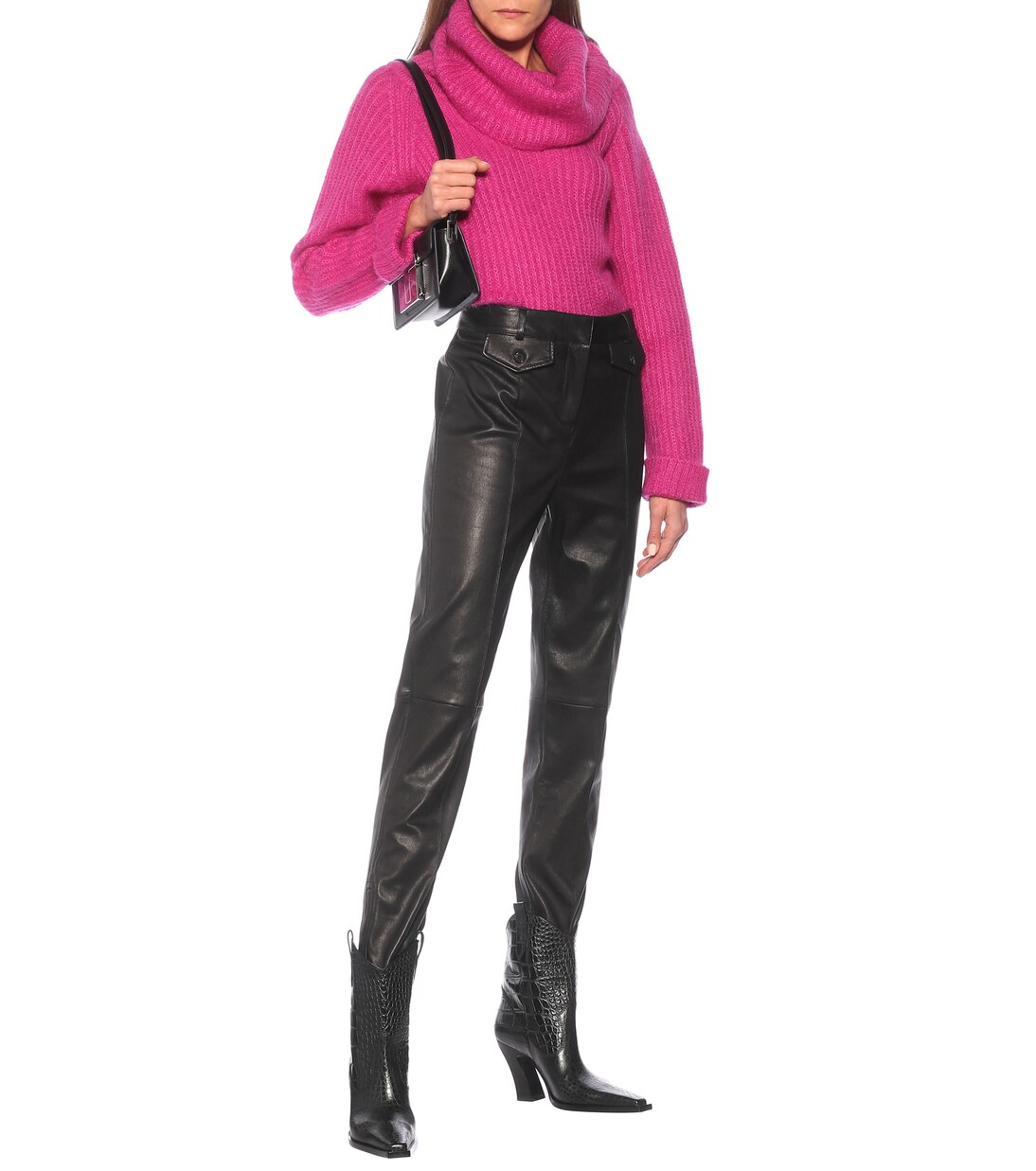 Bottines santiags en cuir embossé | Tom Ford