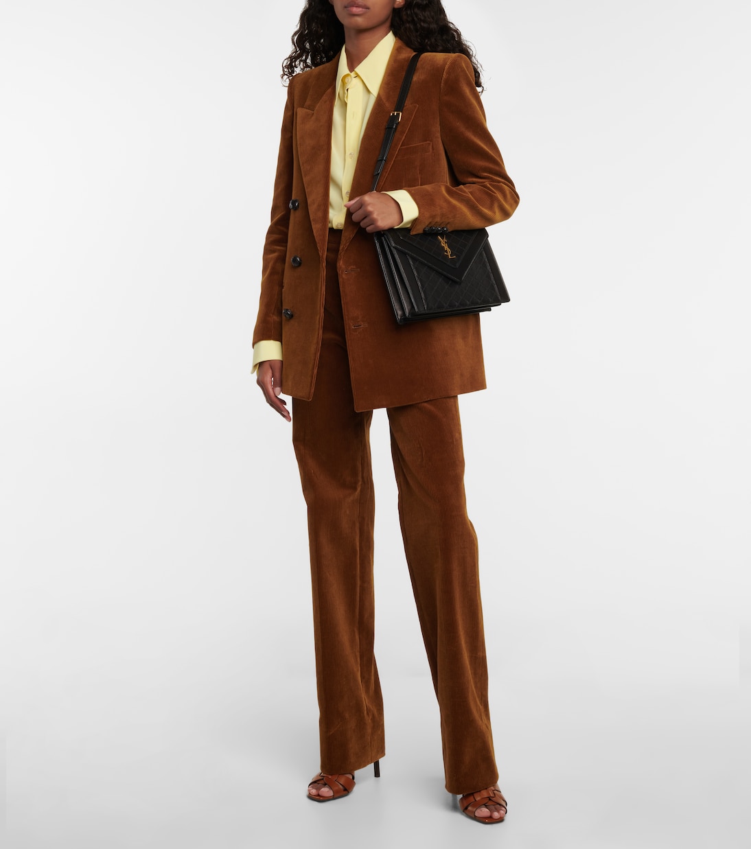 Pantoletten Tribute 85 aus Leder | Saint Laurent