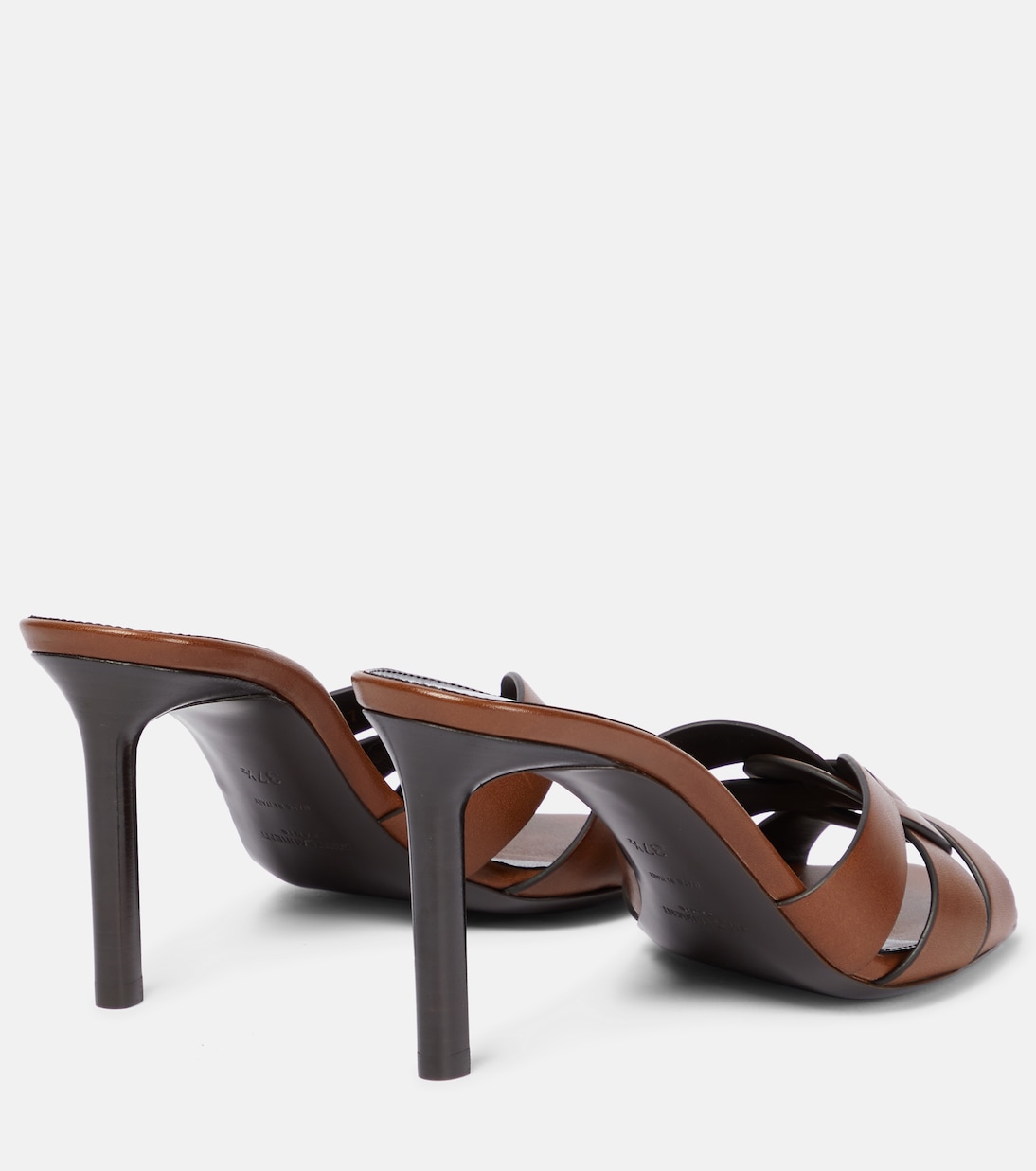 Pantoletten Tribute 85 aus Leder | Saint Laurent