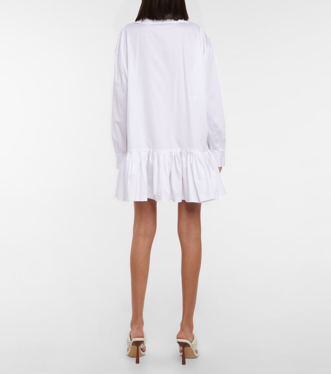 Cotton poplin minidress | Norma Kamali