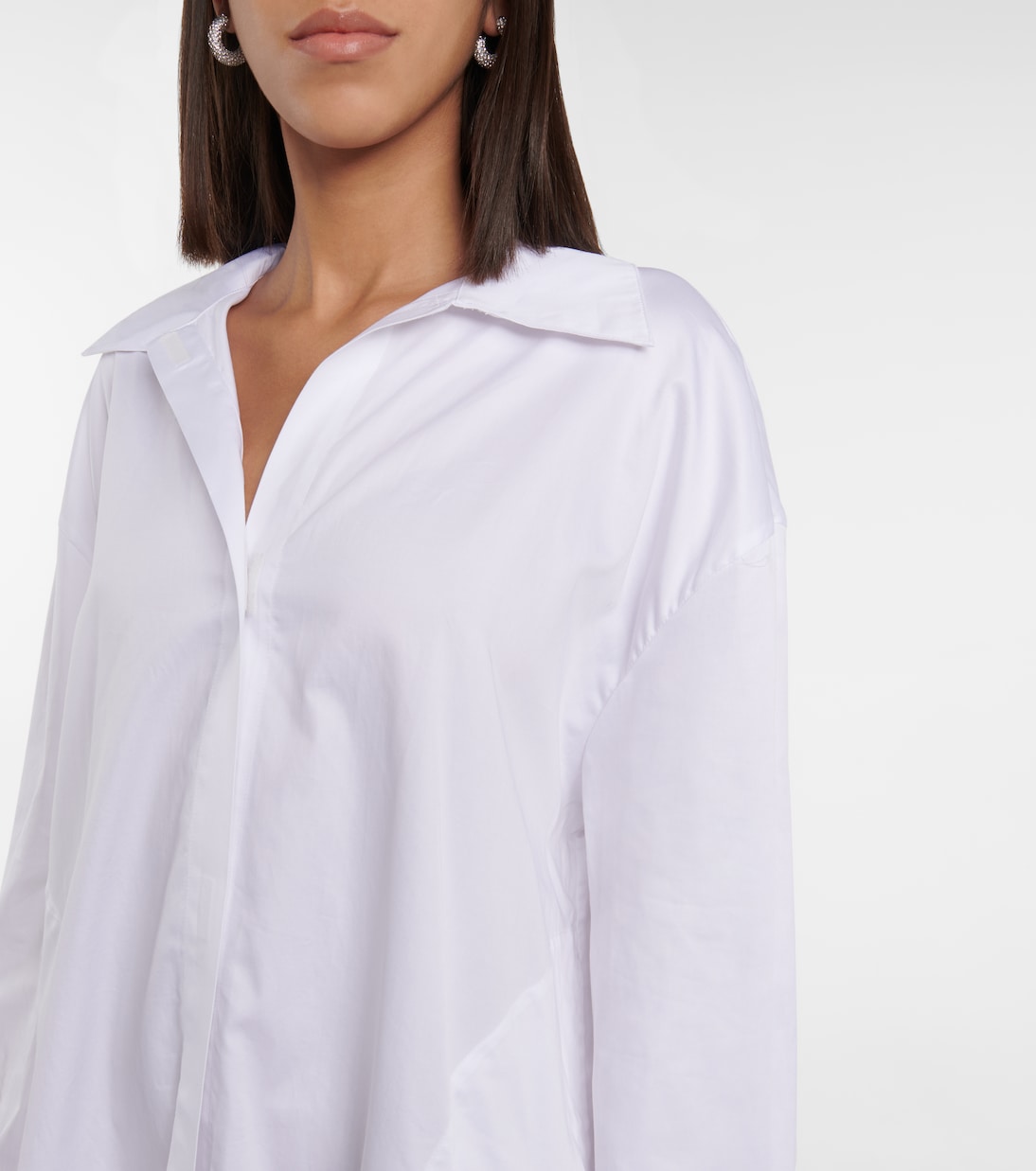 Cotton poplin minidress | Norma Kamali