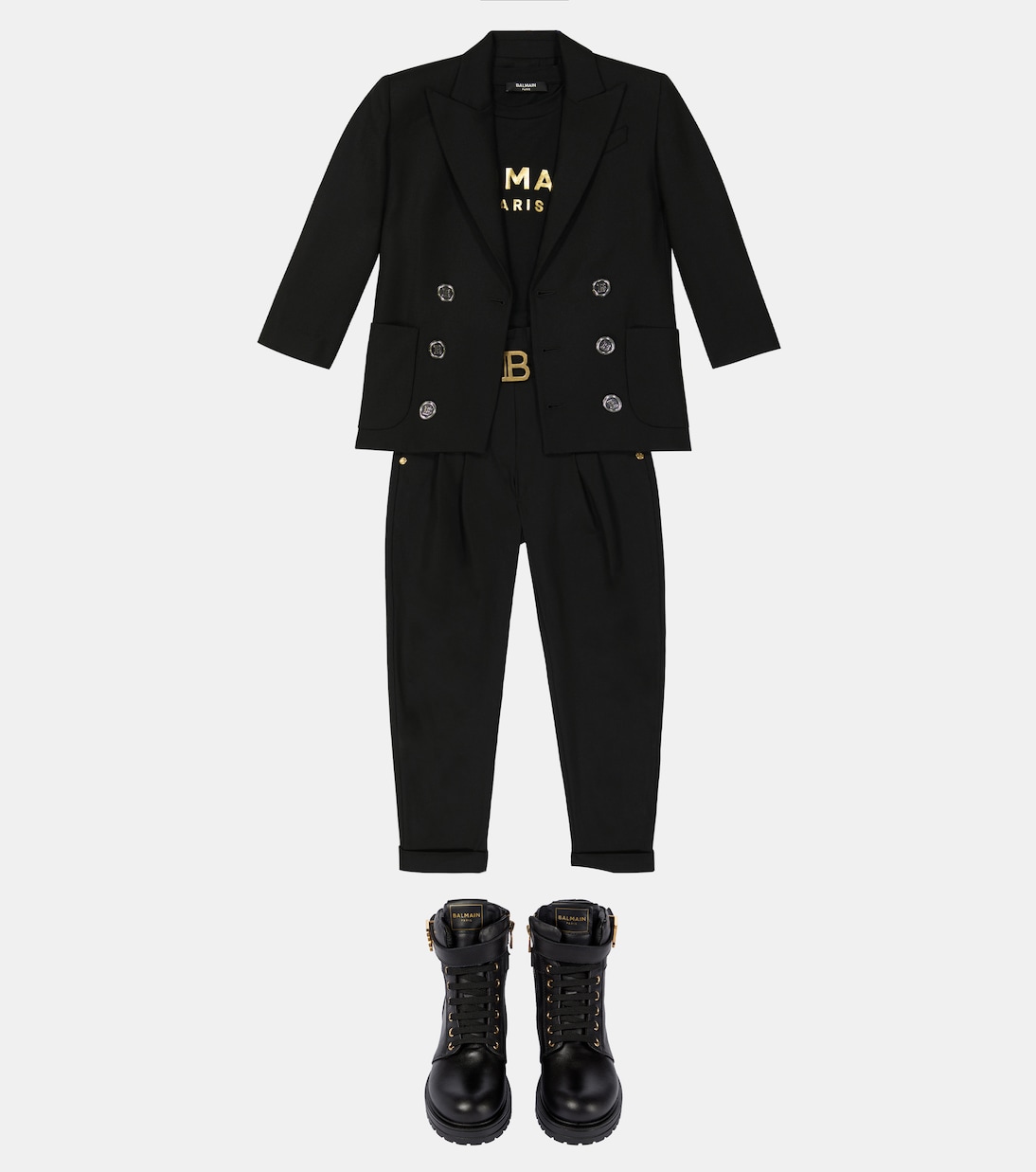 Hose aus einem Baumwollgemisch | Balmain Kids