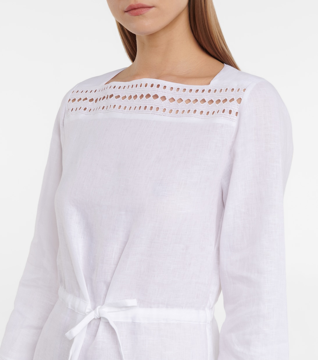Abito midi Norlia in lino | Loro Piana
