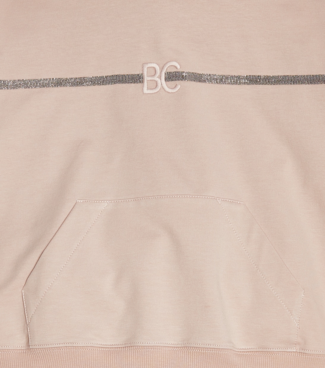 Sweat-shirt à capuche en coton à ornements | Brunello Cucinelli Kids