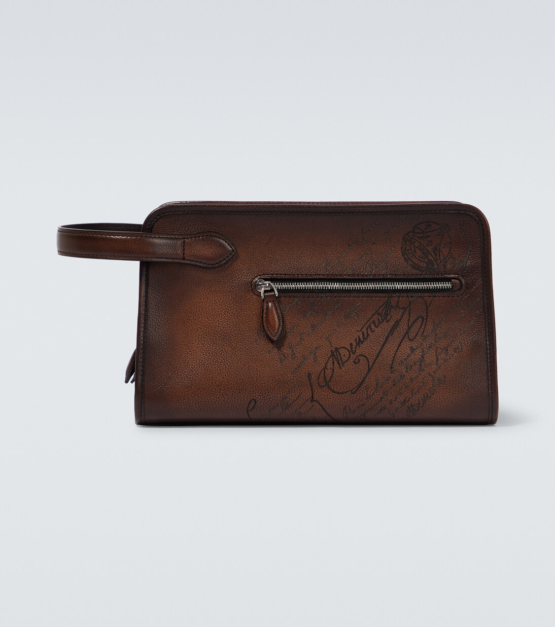 Morning Scritto leather toiletry bag | Berluti