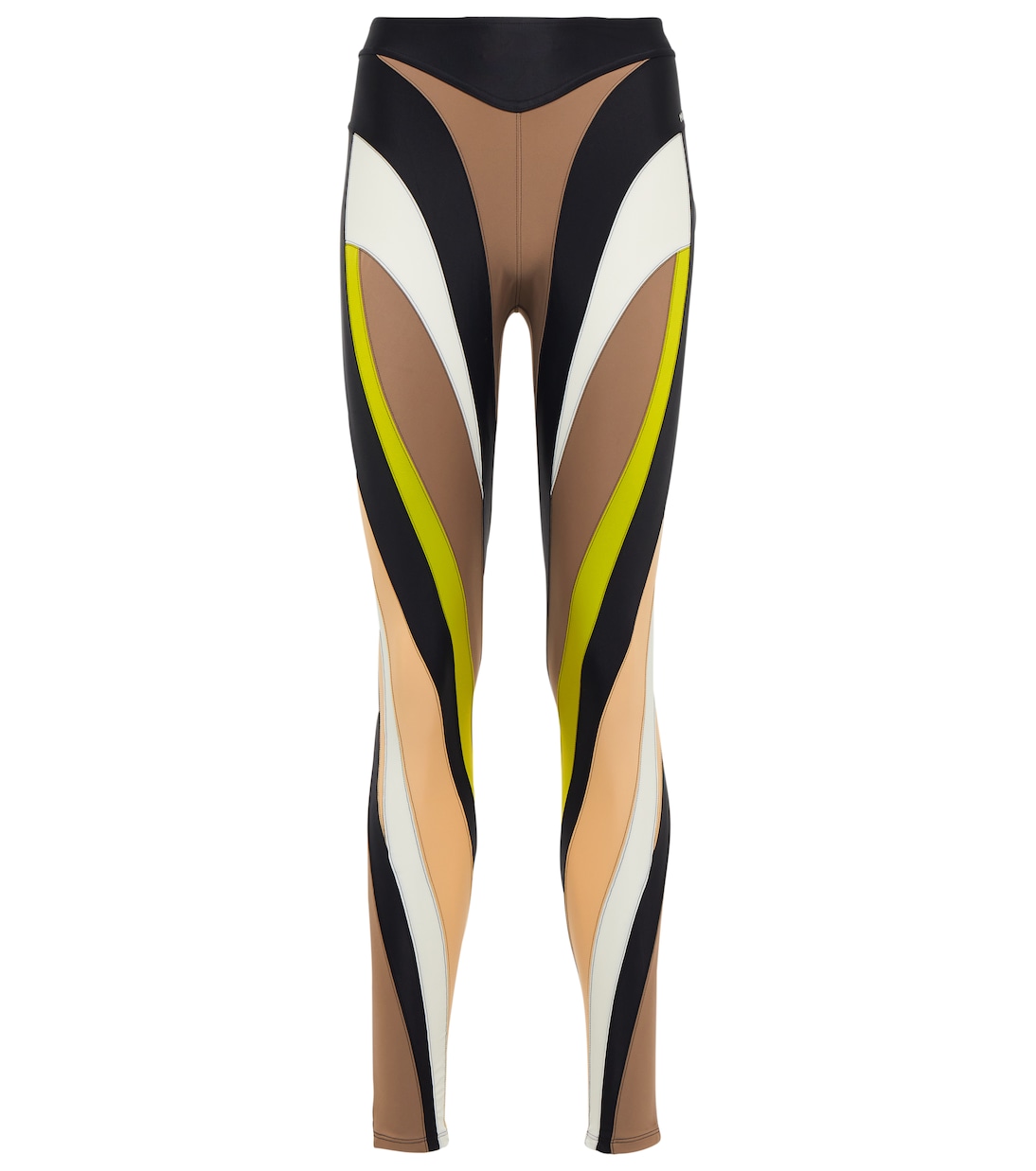 High-rise spiral leggings | Mugler