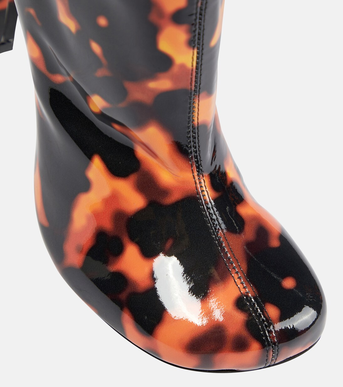 Printed leather knee-high boots | Dries Van Noten