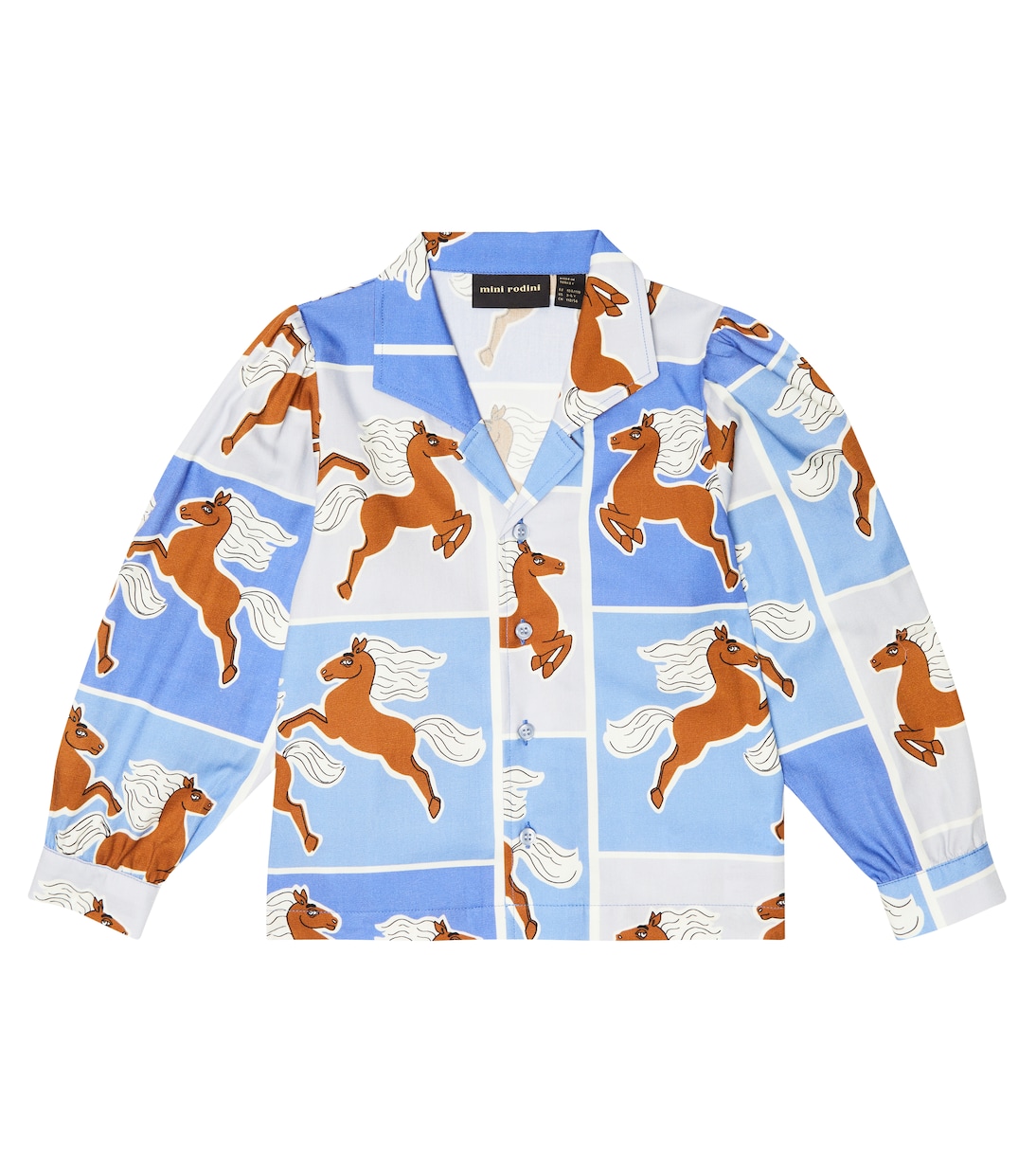 Camisa de algodón estampada | Mini Rodini