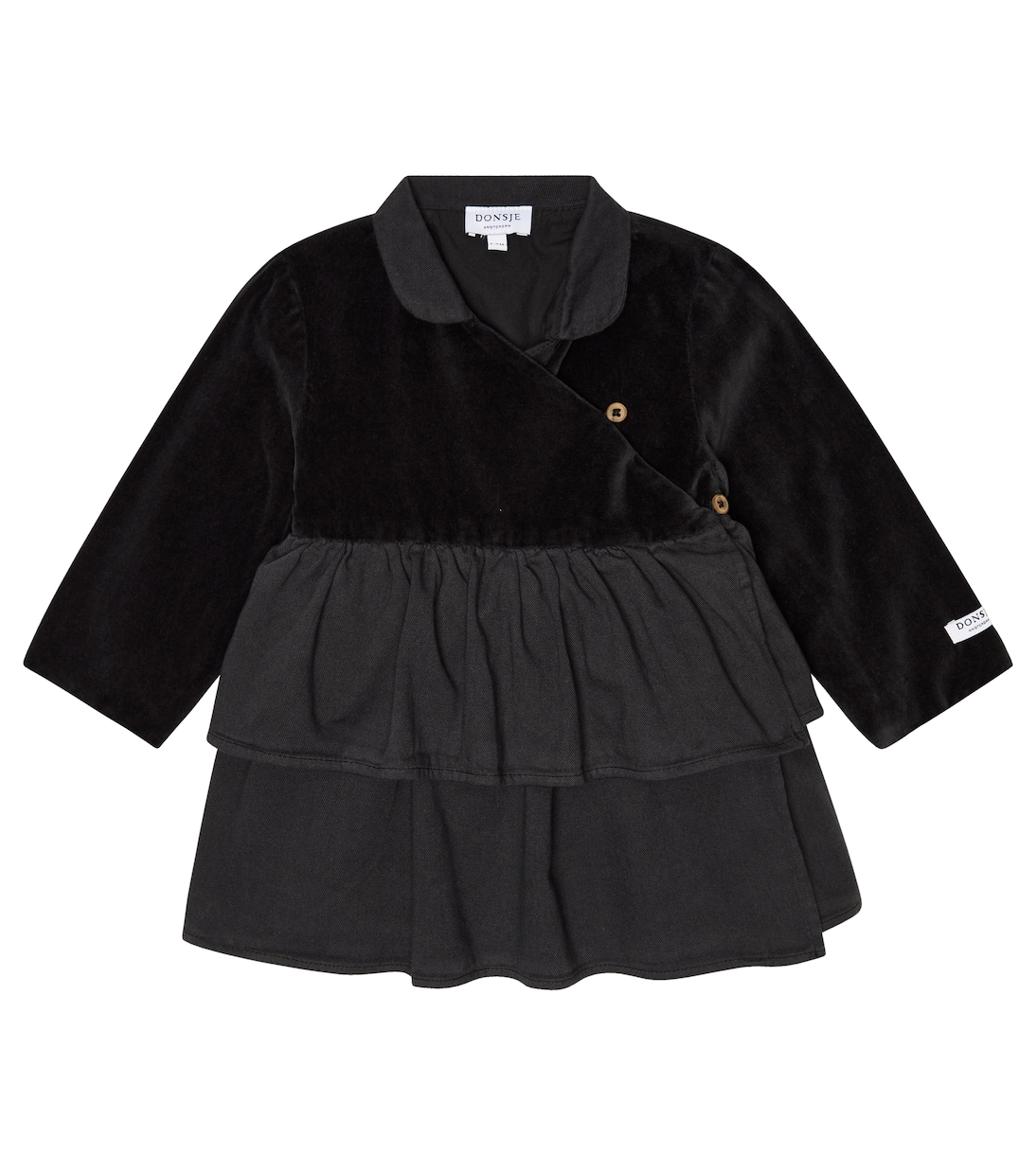 Baby Kleid Floisa mit Samt | Donsje