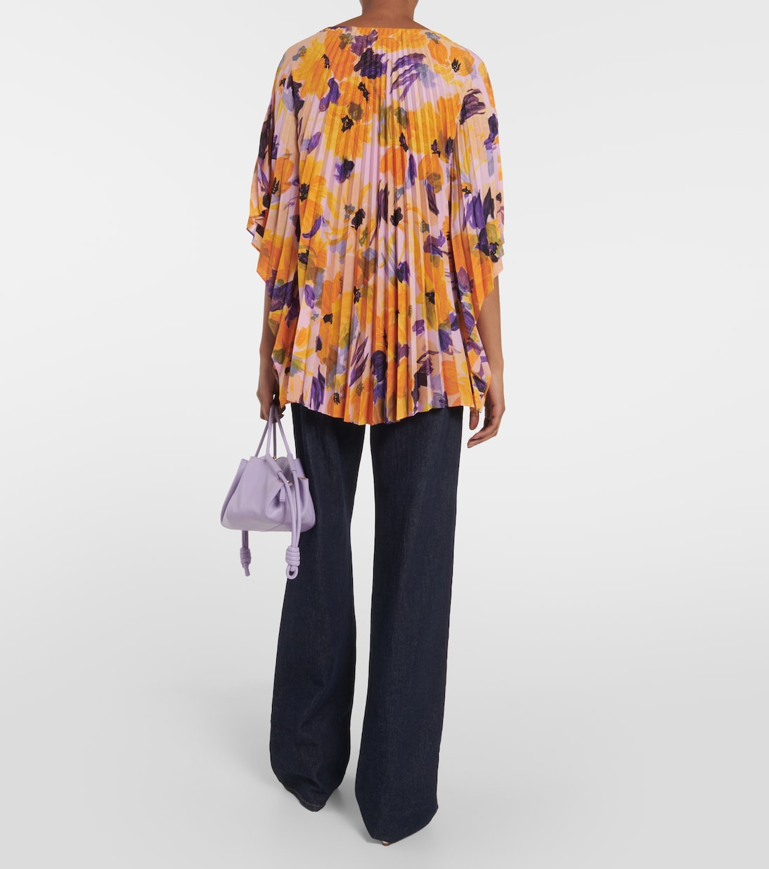 Floral pleated top | Dries Van Noten