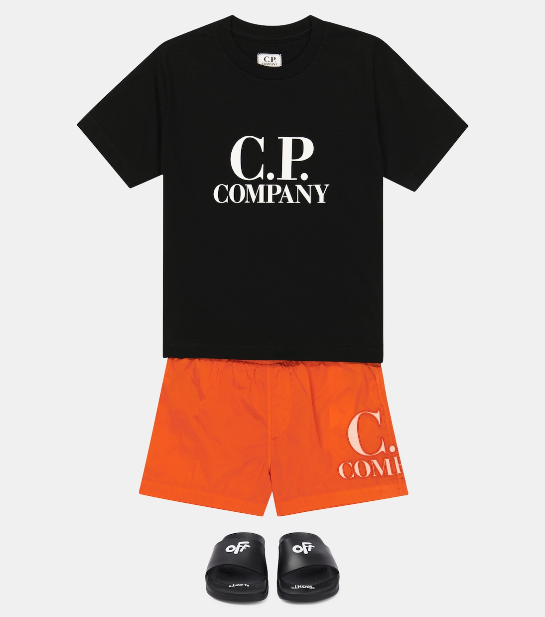 Logo cotton T-shirt | C.P. Company Kids