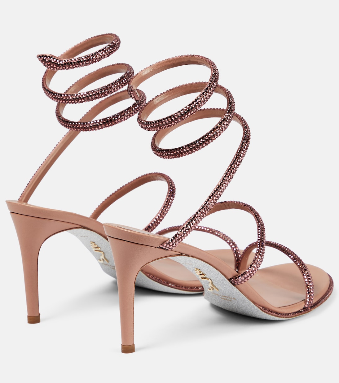Cleo embellished satin sandals | Rene Caovilla