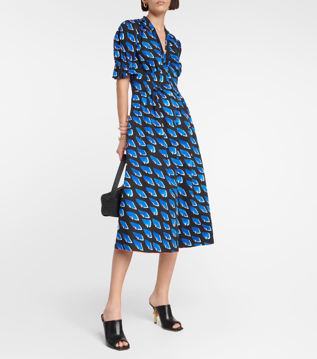 Printed wrap midi dress | Diane von Furstenberg