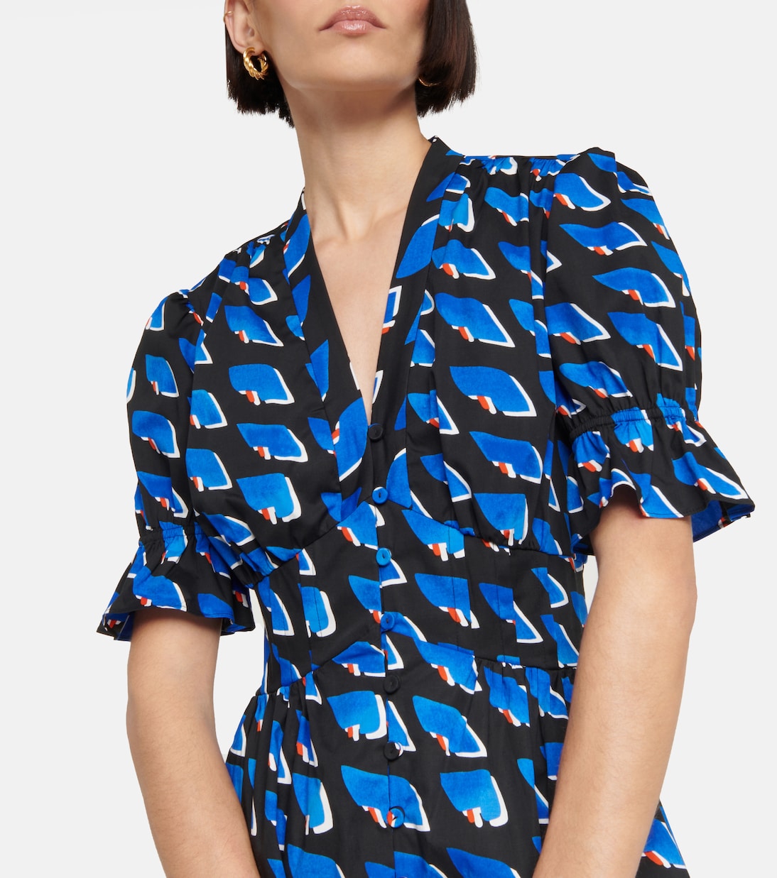 Printed wrap midi dress | Diane von Furstenberg