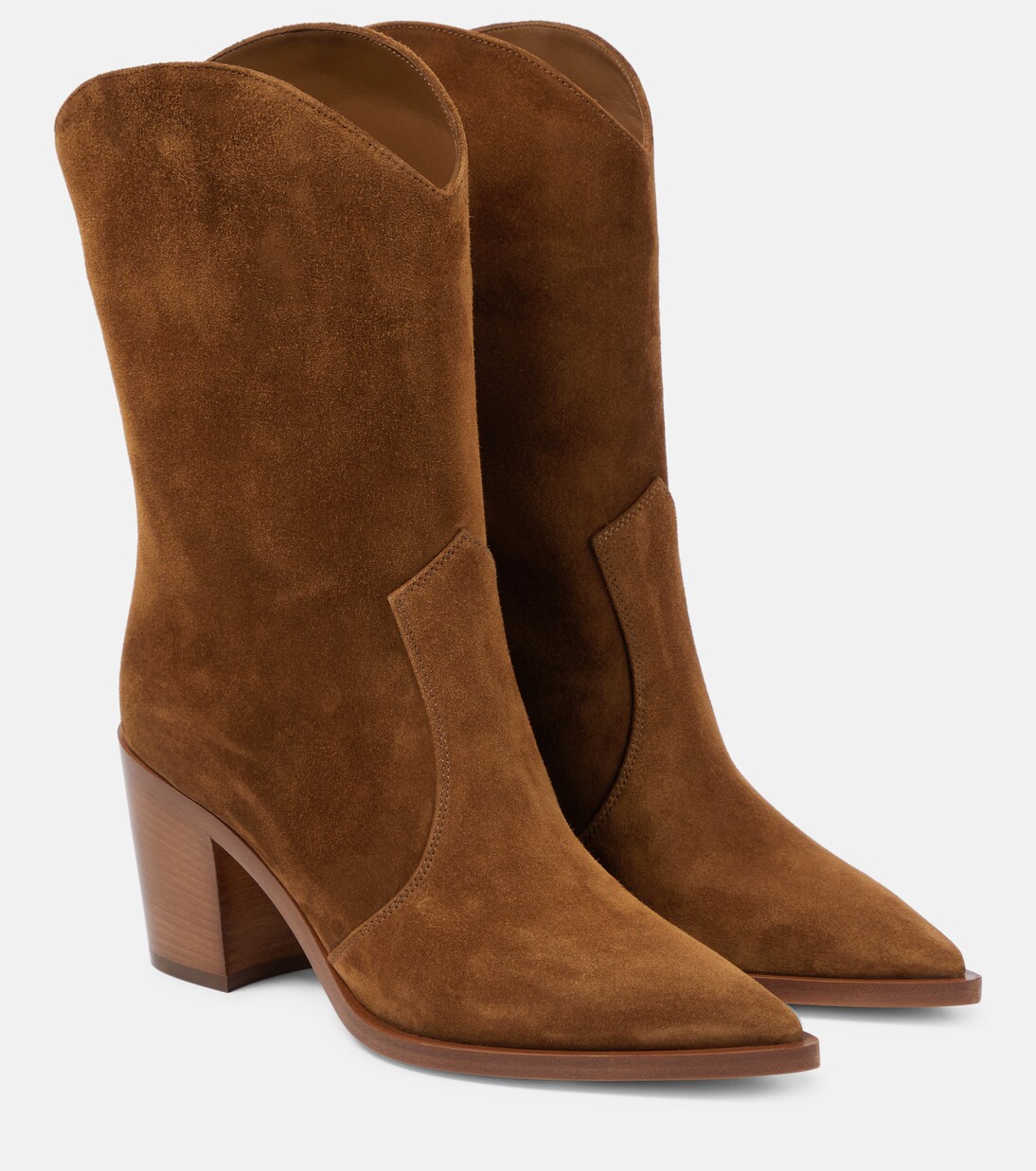 Stiefel Denver aus Veloursleder | Gianvito Rossi