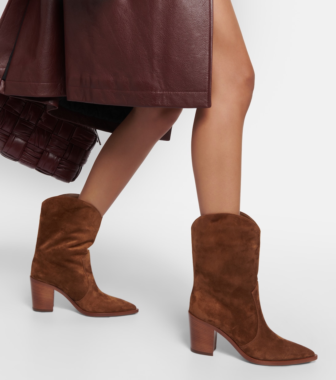 Stiefel Denver aus Veloursleder | Gianvito Rossi