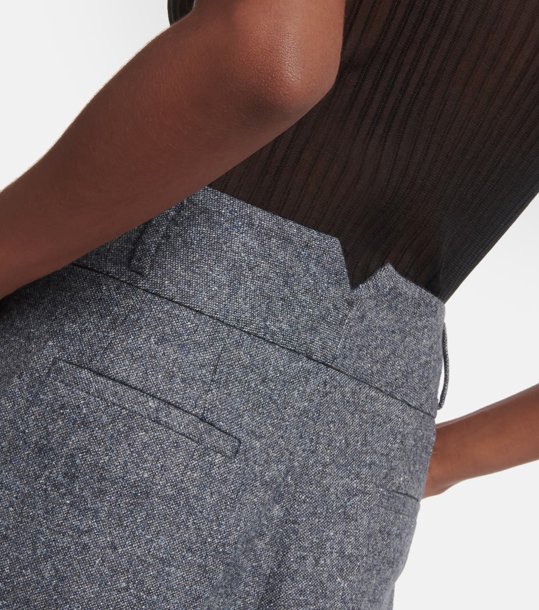 Tyr high-rise wool-blend wide-leg pants | Altuzarra