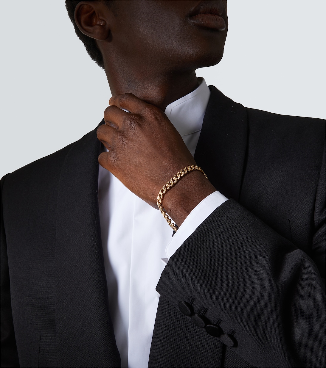 18kt gold chain bracelet with diamonds | Shay Jewelry