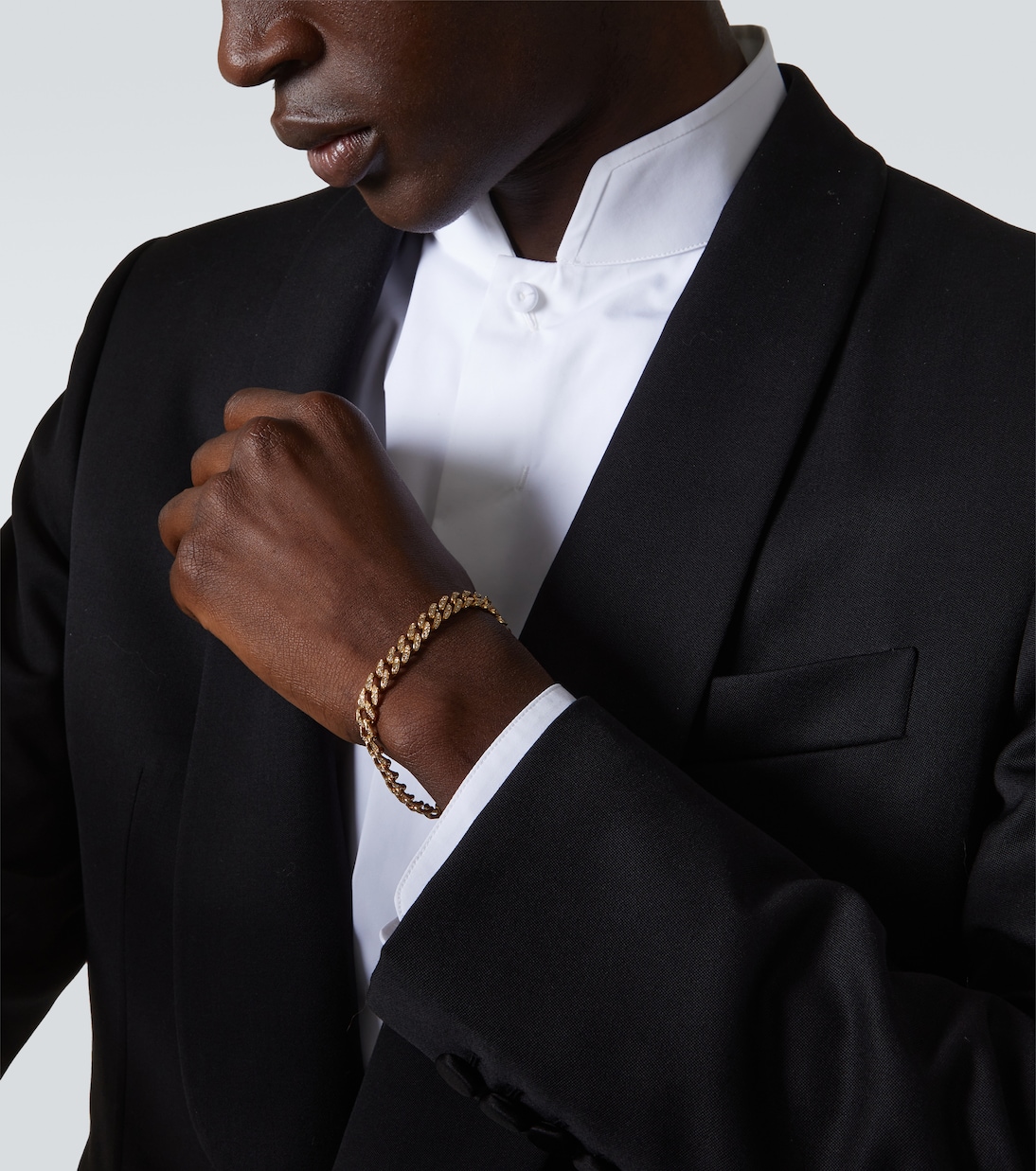 18kt gold chain bracelet with diamonds | Shay Jewelry