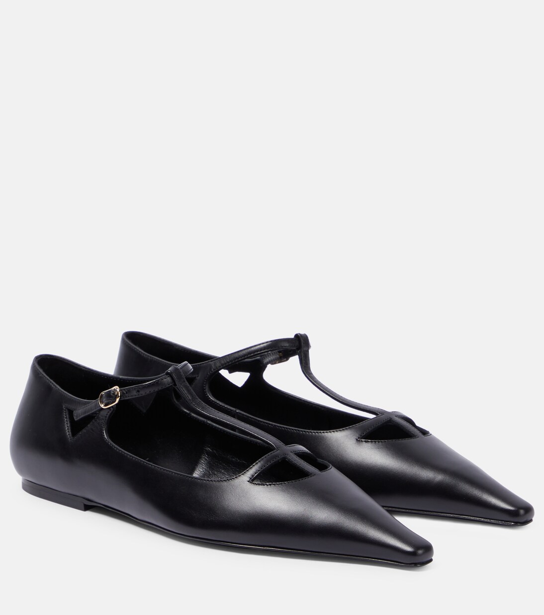 Ballerinas Cyd aus Leder | The Row