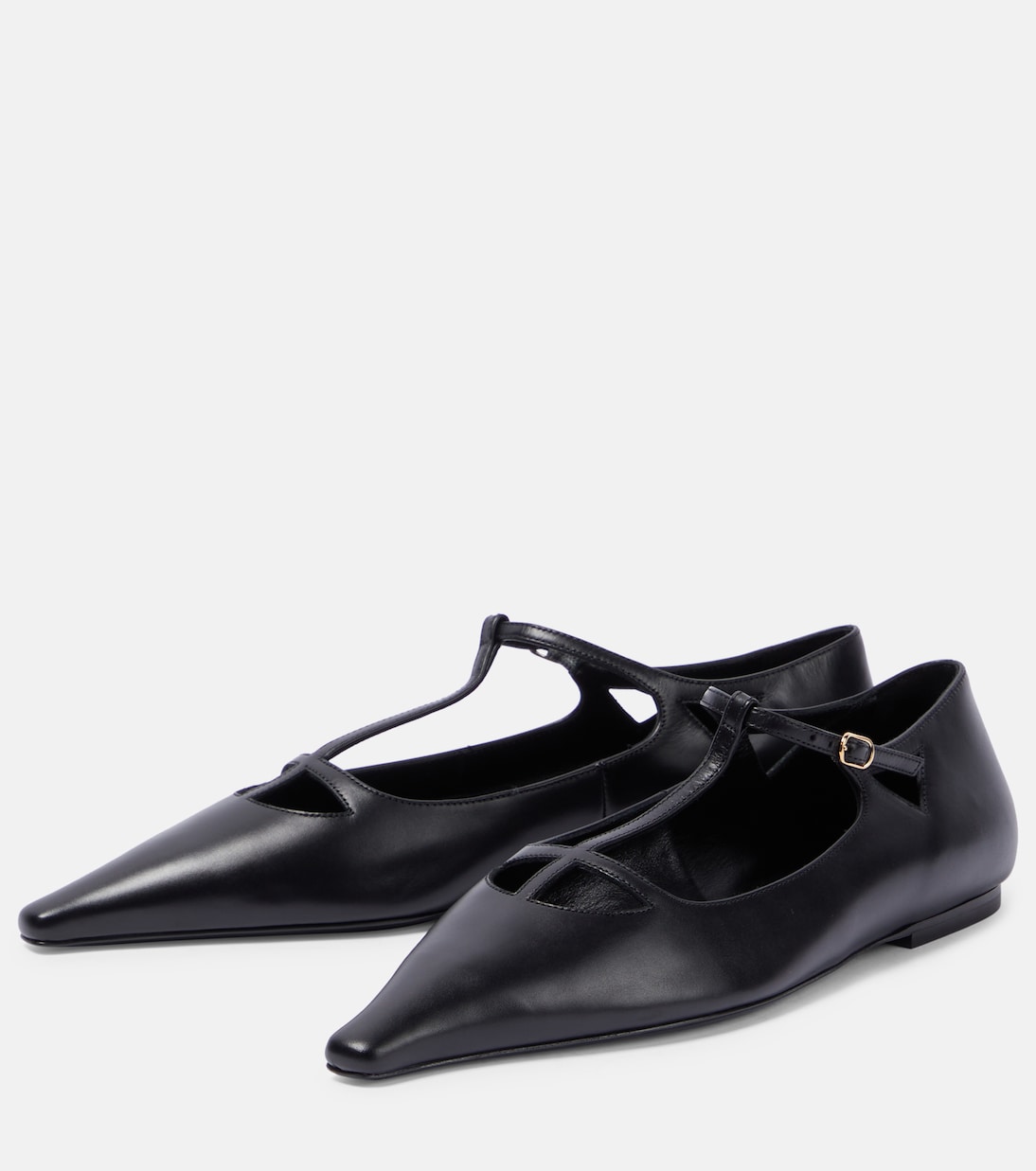 Ballerinas Cyd aus Leder | The Row